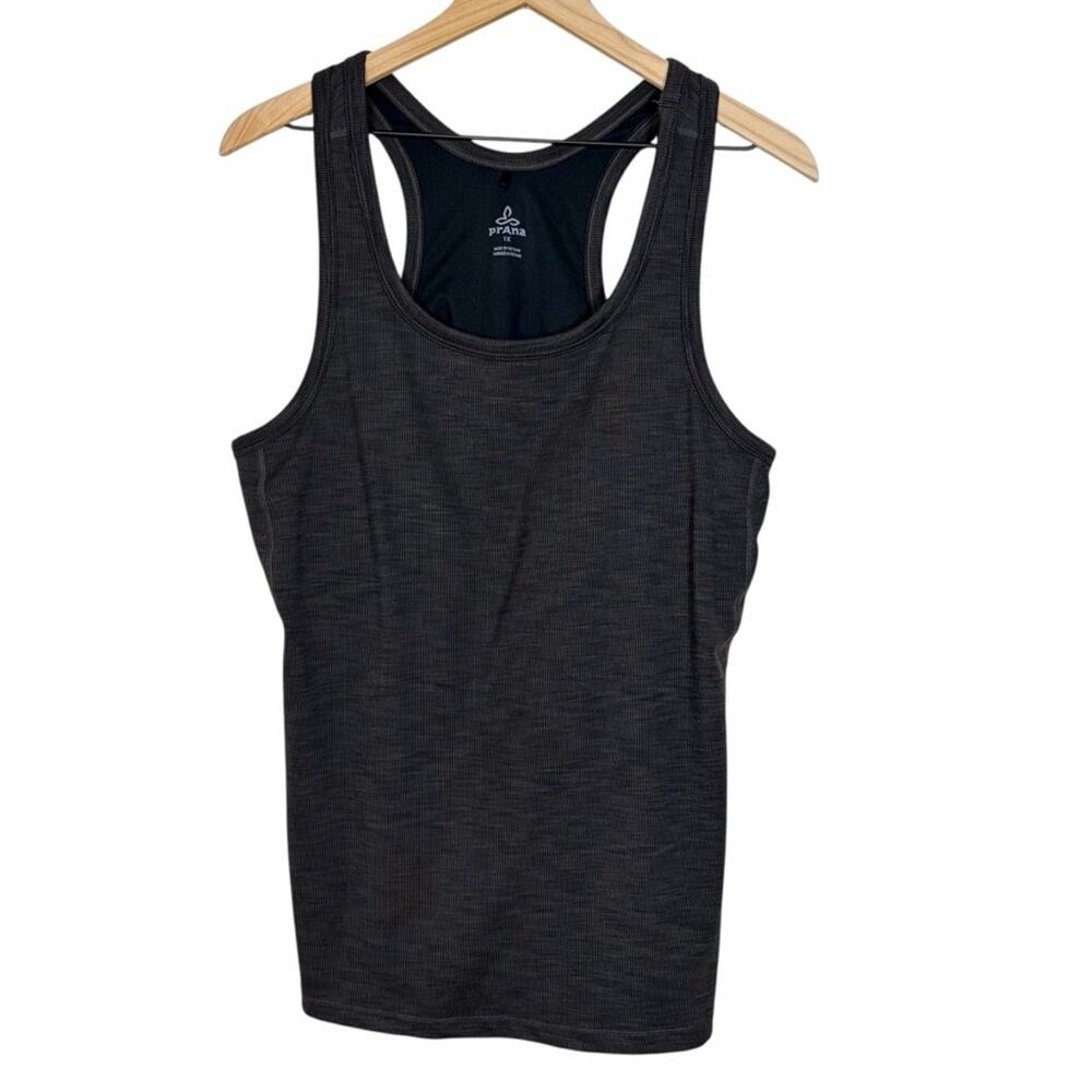 Prana Tank Top Size 1X Purple Built in Bra